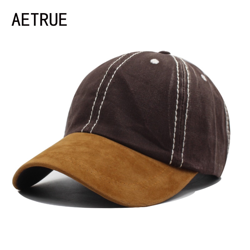 AETRUE 패션 야구 모자 남자 여자 Snapback 모자 Casquette 뼈 모자 남자 솔리드 캐주얼 일반 플랫 씻어 빈 코 튼 모자